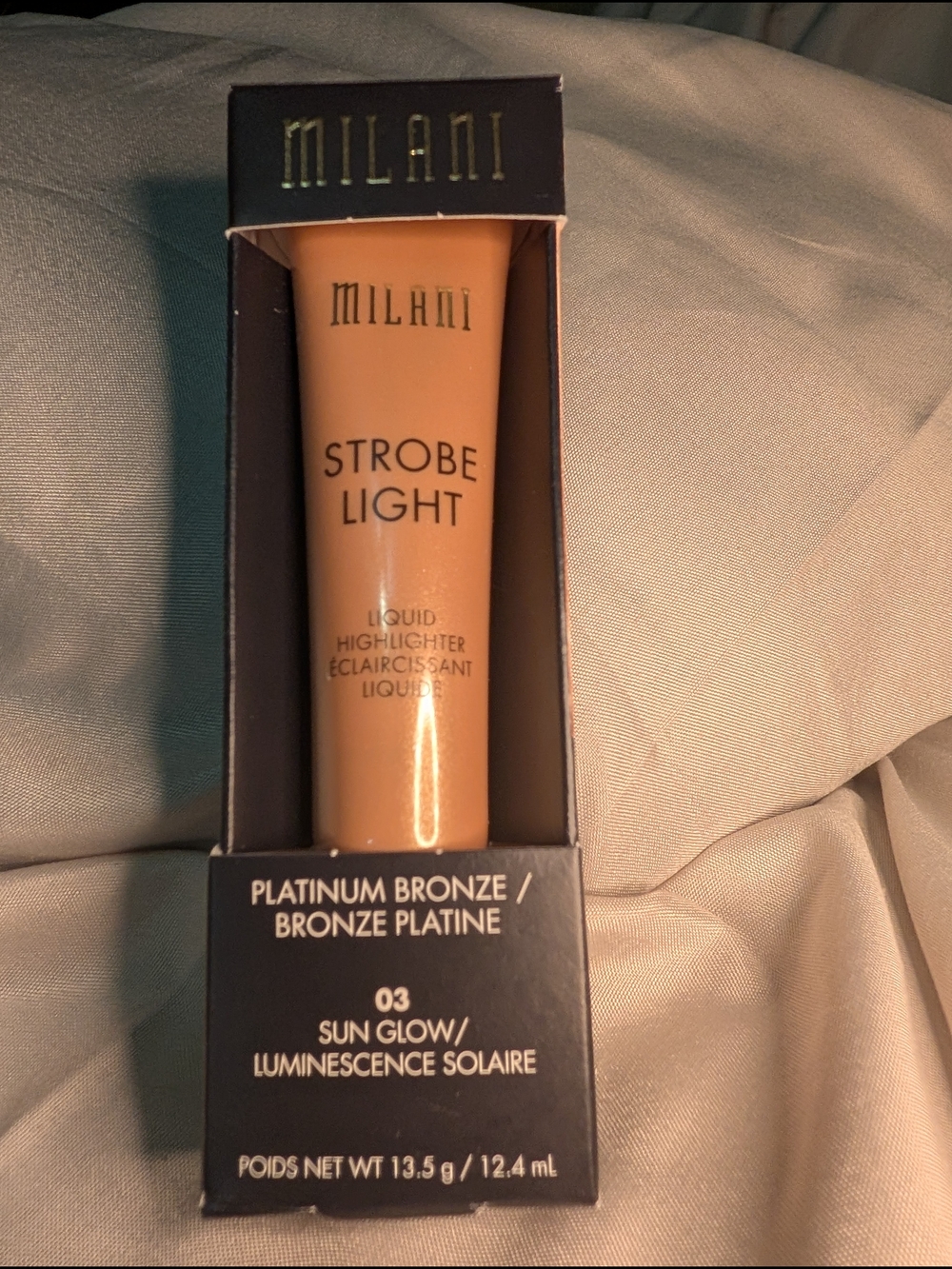 Milani Strobe Light Liquid Highlighter - Sun Glow Bronze- New In Box